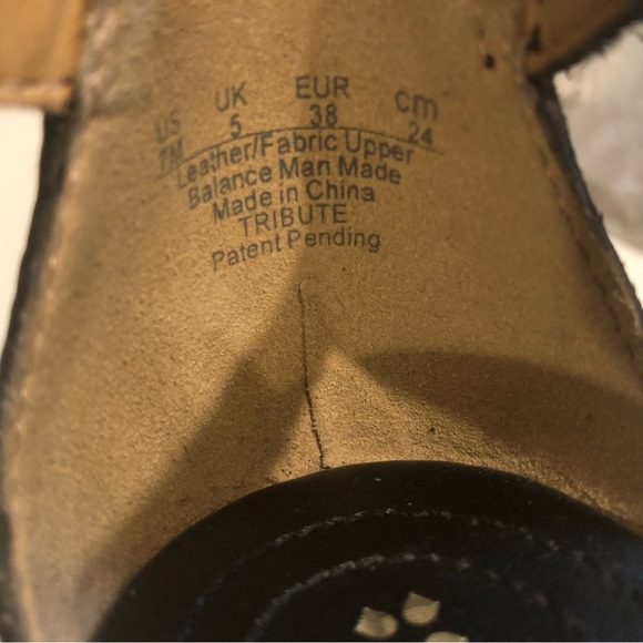 Naturalizer Black Wedge Strap Sandals NWOT - Picture 11 of 15